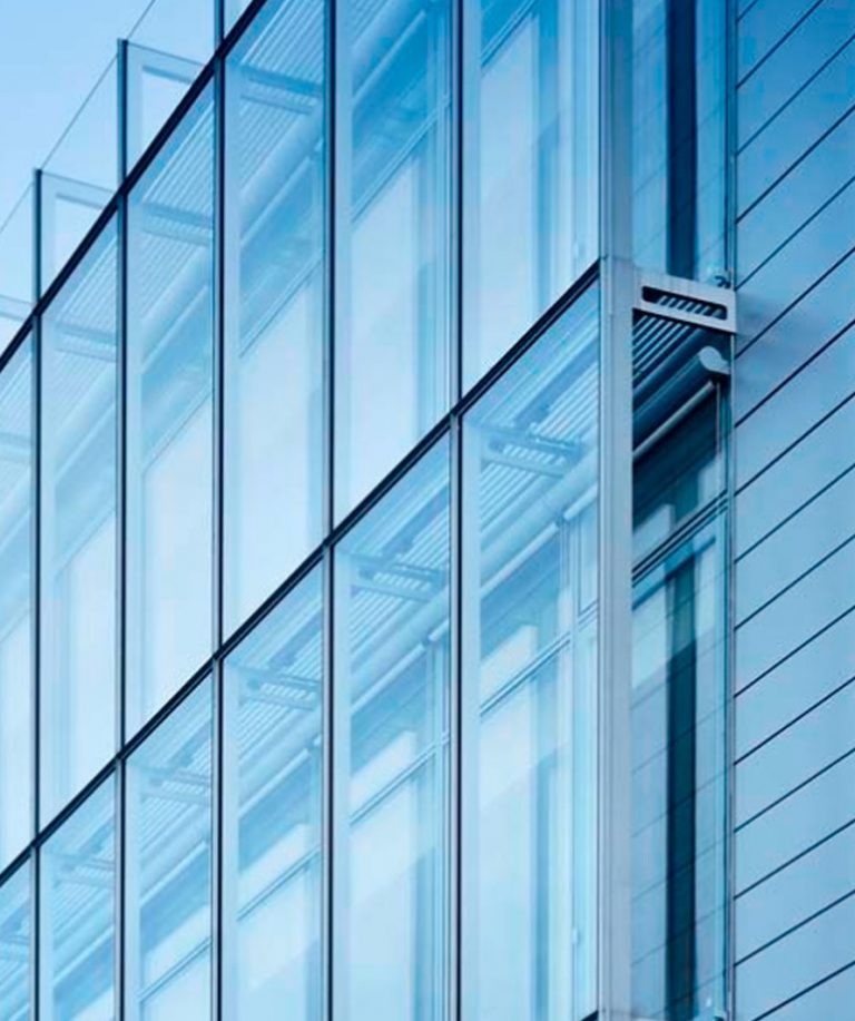 fachadas de vidrio